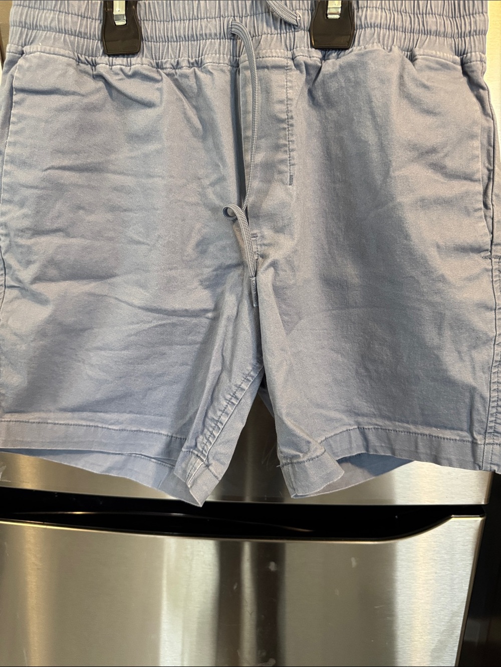 Calvin Klein Light Blue Drawstring Athletic Shorts